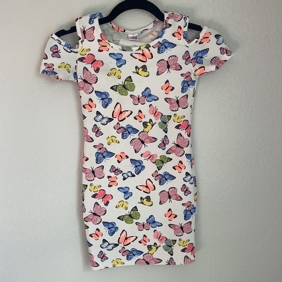 NXT Generation Girls Fitted Butterfly Dress Size 7-8 - Picture 1 of 5